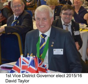 1st DG Elect David Taylor 1st DG Elect David Taylor